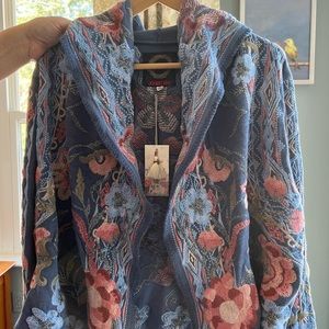 Johnny Was Syelles Short Hoodie